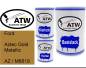 Preview: Ford, Aztec Gold Metallic, AZ / M6819: 500ml Lackdose + 500ml Klarlack + 250ml Härter - Set, von ATW Autoteile West.
